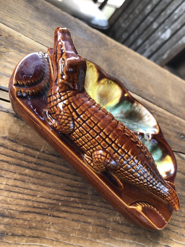 画像12: Vintage Souvenir Ashtray Alligator (A240)