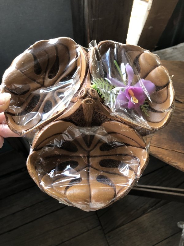 画像8: Vintage Hawaiiana Collectible Monstera Hawaii Server by Coco Joe (A242)