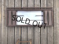 Vintage MCM Wooden Hanging Shadow Box (A248) 