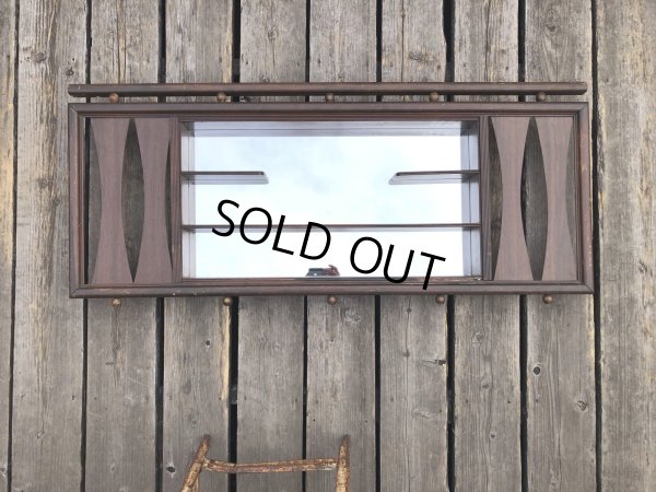 画像1: Vintage MCM Wooden Hanging Shadow Box (A248) 