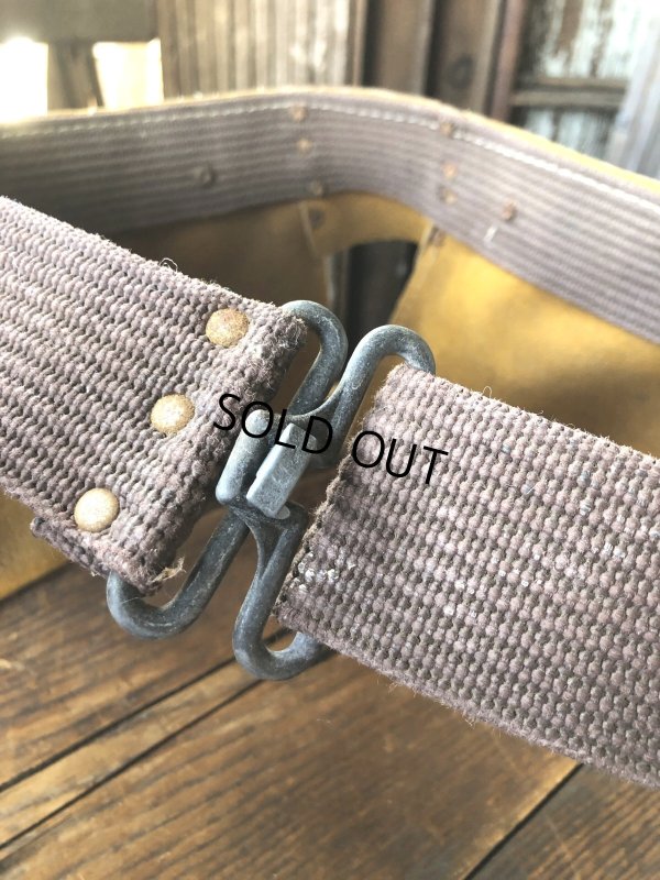 画像10: Vintage Carpenter Leather Tool Belt Pouch (A249)