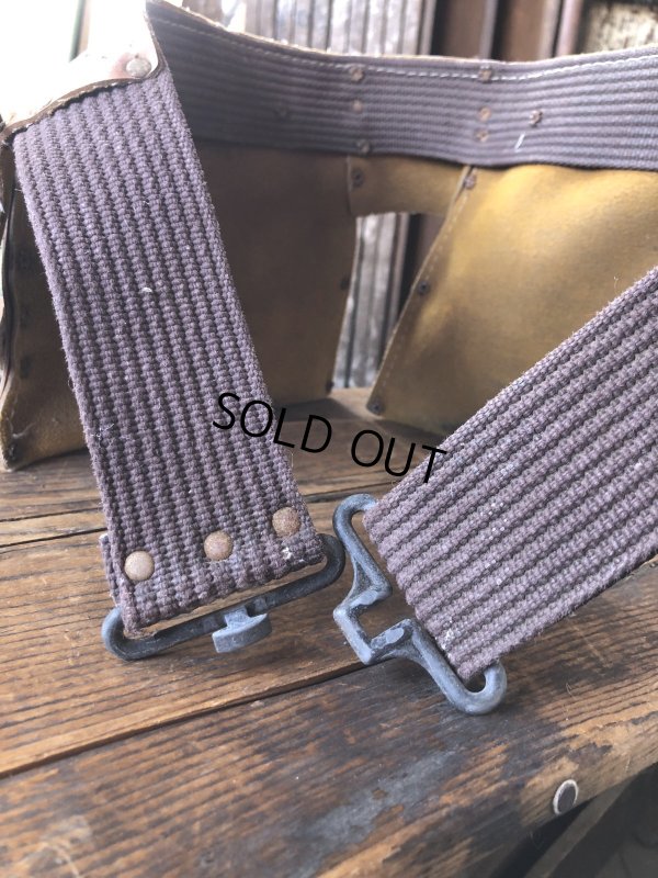 画像9: Vintage Carpenter Leather Tool Belt Pouch (A249)