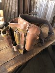 画像4: Vintage Carpenter Leather Tool Belt Pouch (A249) (4)