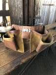 画像1: Vintage Carpenter Leather Tool Belt Pouch (A249) (1)