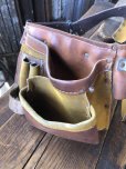 画像8: Vintage Carpenter Leather Tool Belt Pouch (A249) (8)