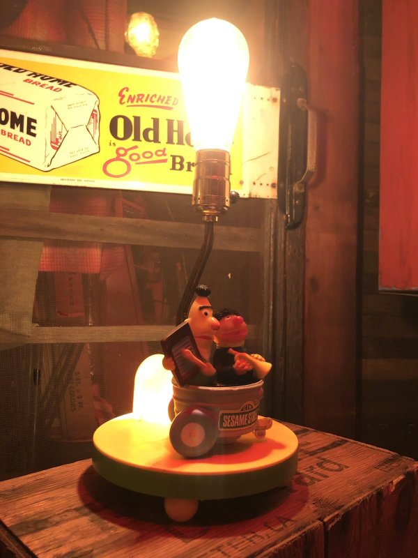 画像14: 80s Vintage Sesame Street Ernie and Bert lamp (A250)
