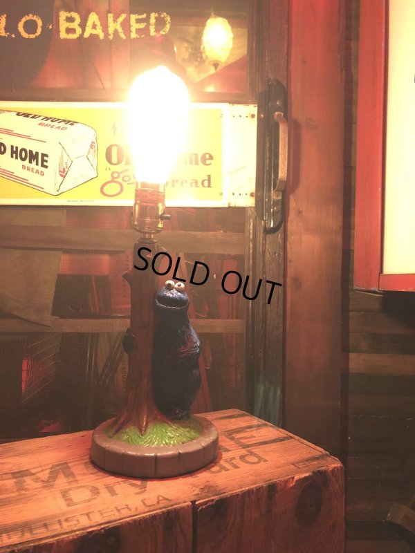 画像9: 70s Vintage Muppets Inc Sesame Street Cookie Monster Lamp (A251)