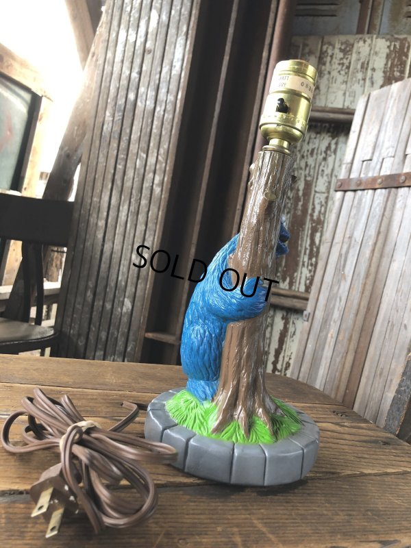画像2: 70s Vintage Muppets Inc Sesame Street Cookie Monster Lamp (A251)
