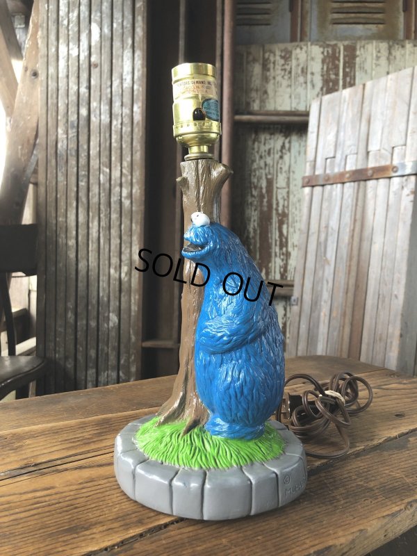 画像4: 70s Vintage Muppets Inc Sesame Street Cookie Monster Lamp (A251)