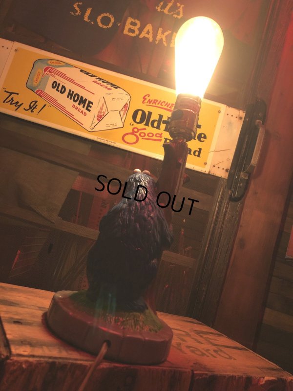 画像12: 70s Vintage Muppets Inc Sesame Street Cookie Monster Lamp (A251)