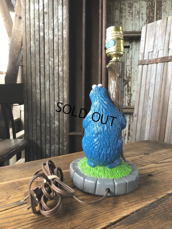 画像3: 70s Vintage Muppets Inc Sesame Street Cookie Monster Lamp (A251)
