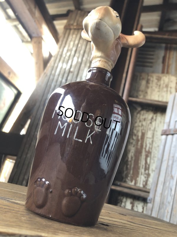 画像11: Vintage Moose Milk Liquor Jug Decanter (A253)
