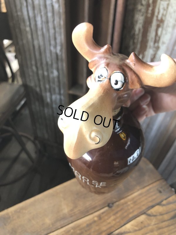 画像18: Vintage Moose Milk Liquor Jug Decanter (A253)