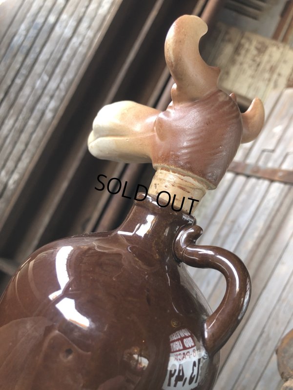 画像10: Vintage Moose Milk Liquor Jug Decanter (A253)
