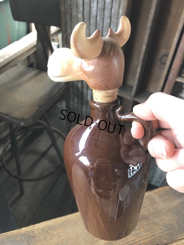 画像17: Vintage Moose Milk Liquor Jug Decanter (A253)
