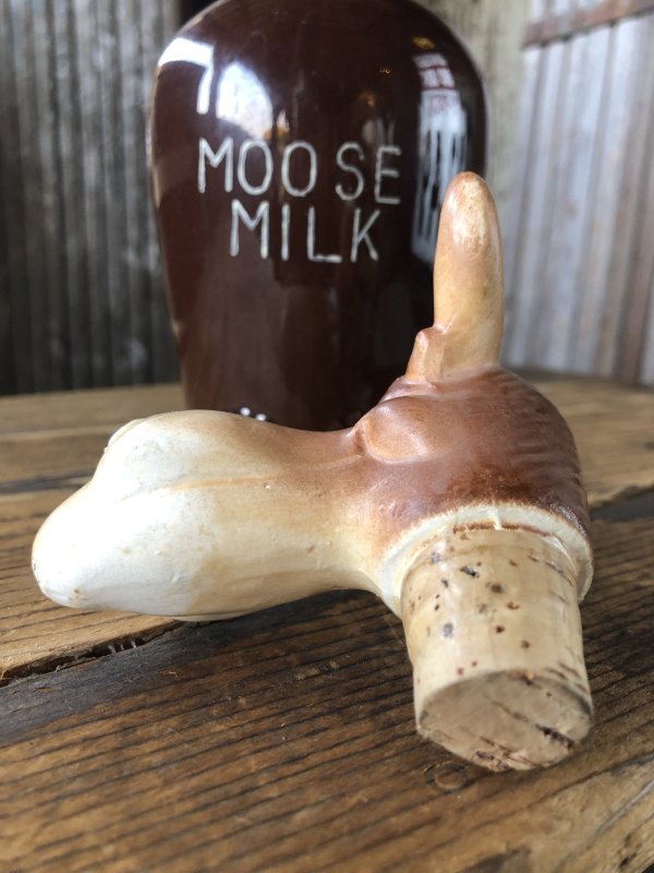 画像8: Vintage Moose Milk Liquor Jug Decanter (A253)