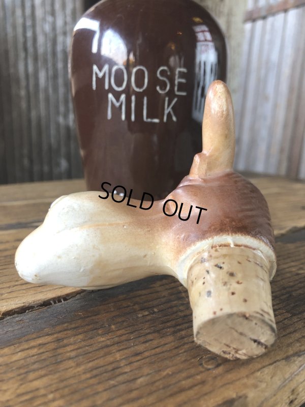 画像8: Vintage Moose Milk Liquor Jug Decanter (A253)