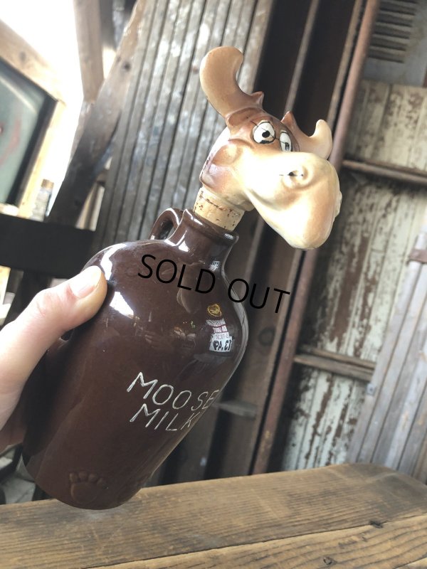 画像19: Vintage Moose Milk Liquor Jug Decanter (A253)