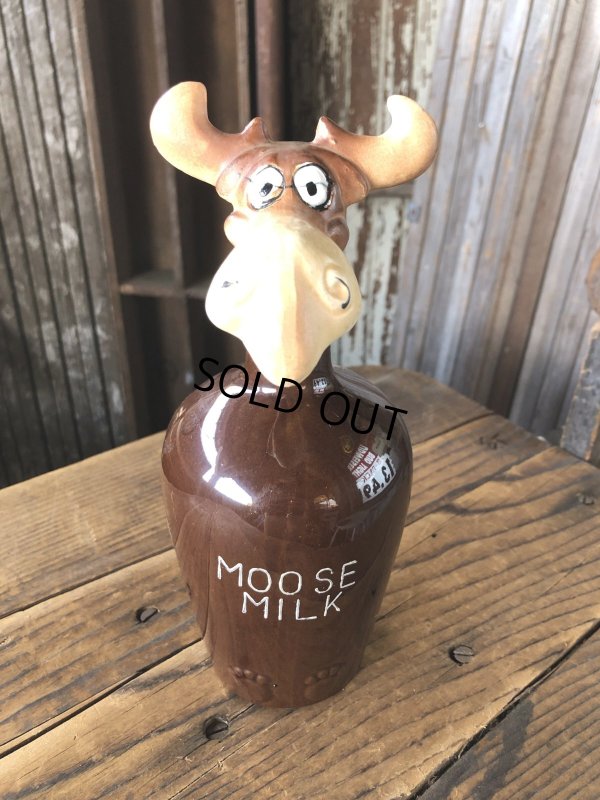 画像1: Vintage Moose Milk Liquor Jug Decanter (A253)