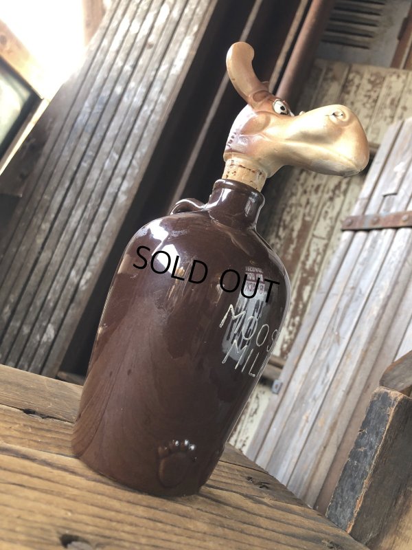画像3: Vintage Moose Milk Liquor Jug Decanter (A253)