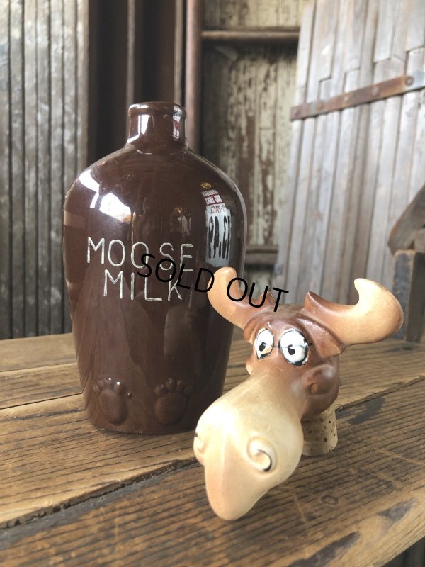 画像9: Vintage Moose Milk Liquor Jug Decanter (A253)