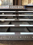 画像17: Vintage Century Drill Bit Hardware Store Display Cabinet (A256) (17)