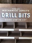 画像12: Vintage Century Drill Bit Hardware Store Display Cabinet (A256) (12)