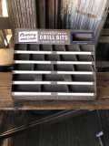 Vintage Century Drill Bit Hardware Store Display Cabinet (A256)