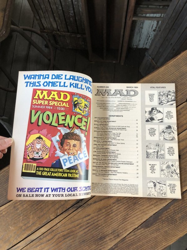 画像3: 1984 Vintage MAD Magazine No.245 March '84 (A266)