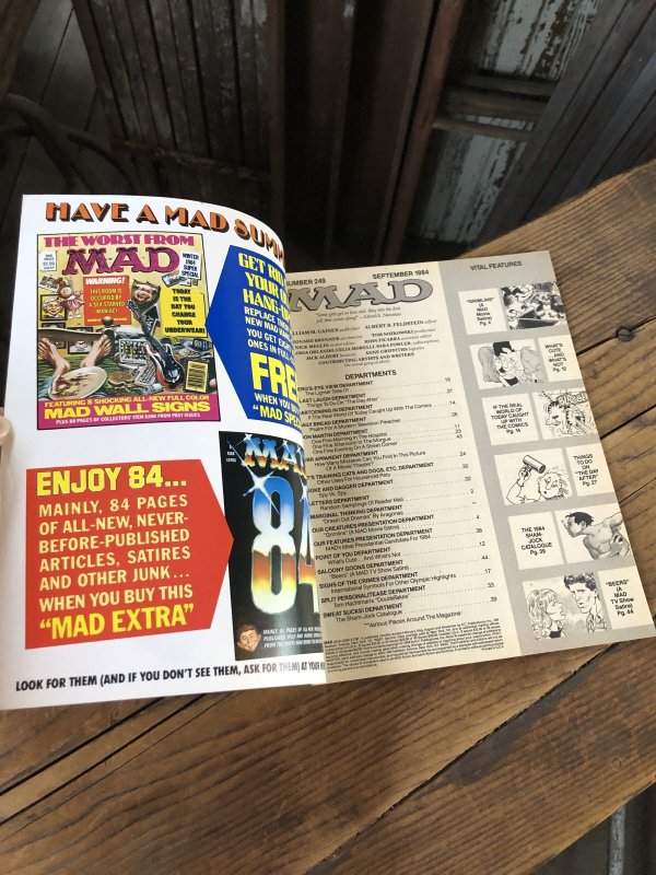 画像3: 1984 Vintage MAD Magazine No.249 Sept. '84 (A270)