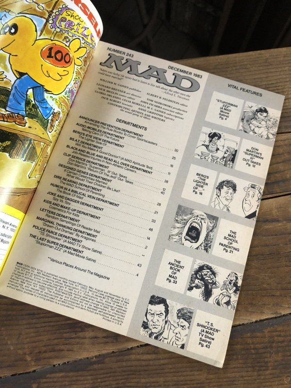 画像3: 1983 Vintage MAD Magazine No.243 Dec. '83 (A264)