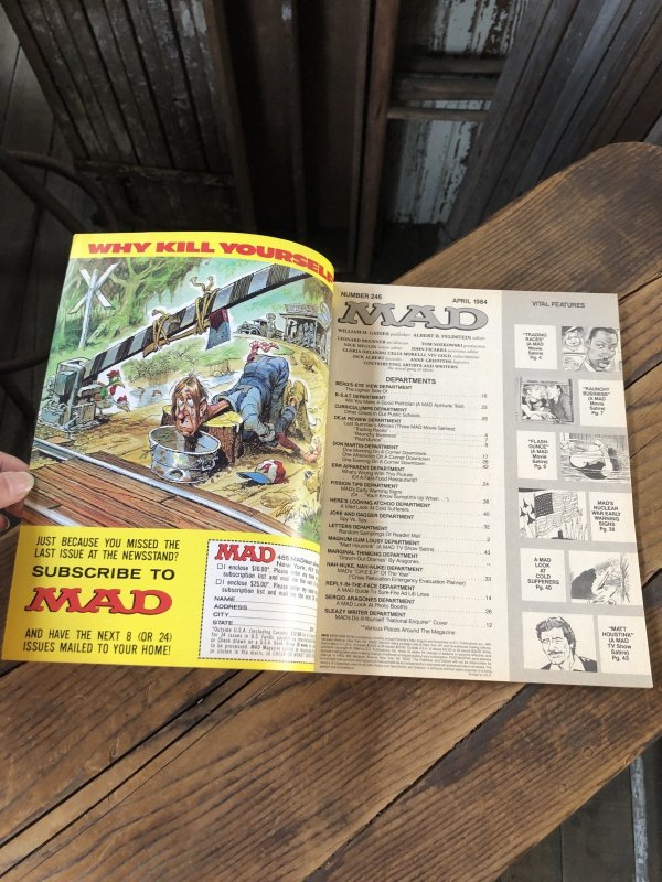 画像3: 1984 Vintage MAD Magazine No.246 April '84 (A267)