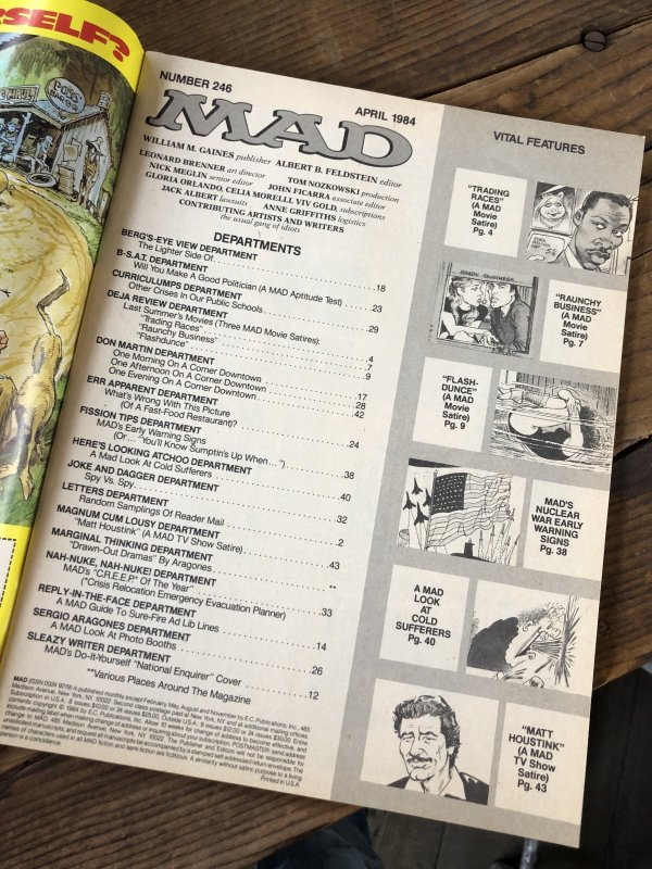 画像4: 1984 Vintage MAD Magazine No.246 April '84 (A267)