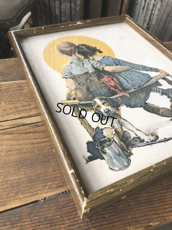 画像3: Vintage The Saturday Evening Post Norman Rockwell Art w/Frame (A283)