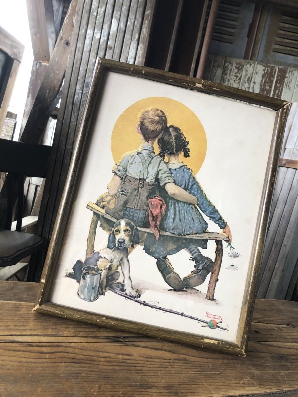画像1: Vintage The Saturday Evening Post Norman Rockwell Art w/Frame (A283)