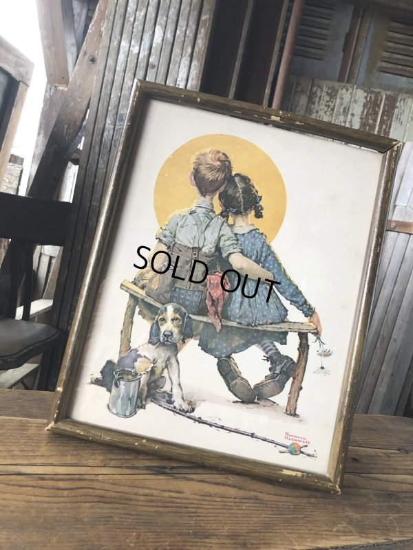 画像1: Vintage The Saturday Evening Post Norman Rockwell Art w/Frame (A283)