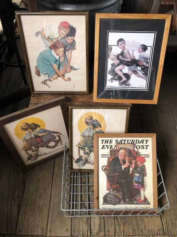 画像11: Vintage The Saturday Evening Post Norman Rockwell Art w/Frame (A286）