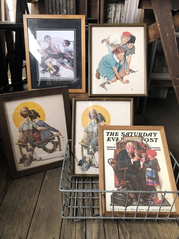 画像8: Vintage The Saturday Evening Post Norman Rockwell Art w/Frame (A283)