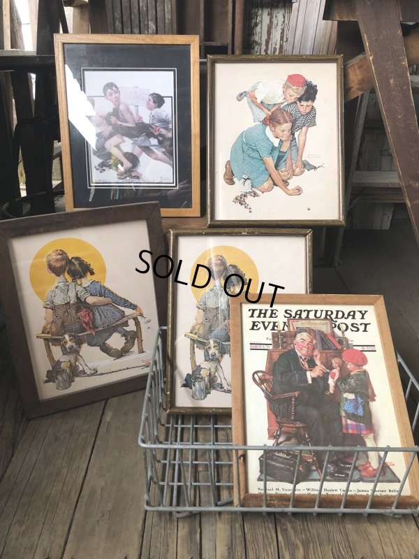 画像8: Vintage The Saturday Evening Post Norman Rockwell Art w/Frame (A283)