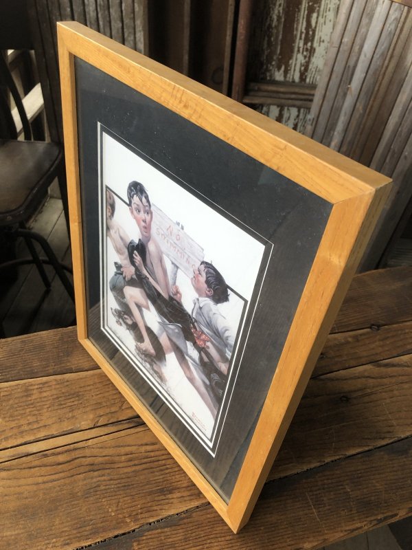 画像2: Vintage The Saturday Evening Post Norman Rockwell Art w/Frame (A285)