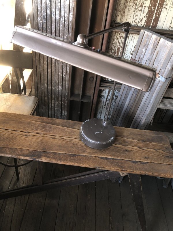 画像1: Vintage Industrial Work Desk Lamp (A287)