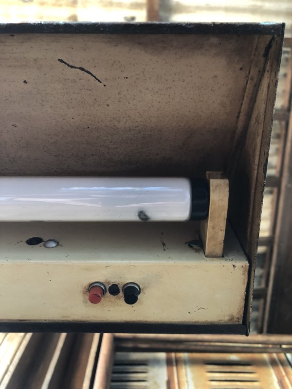 画像8: Vintage Art Deco Bankers Industrial Desk Metal Lamp (A289)