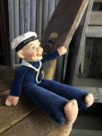 画像3: Vintage Sailor Boy Souvenir Cloth Doll PRES. HOOVER (A296)  (3)