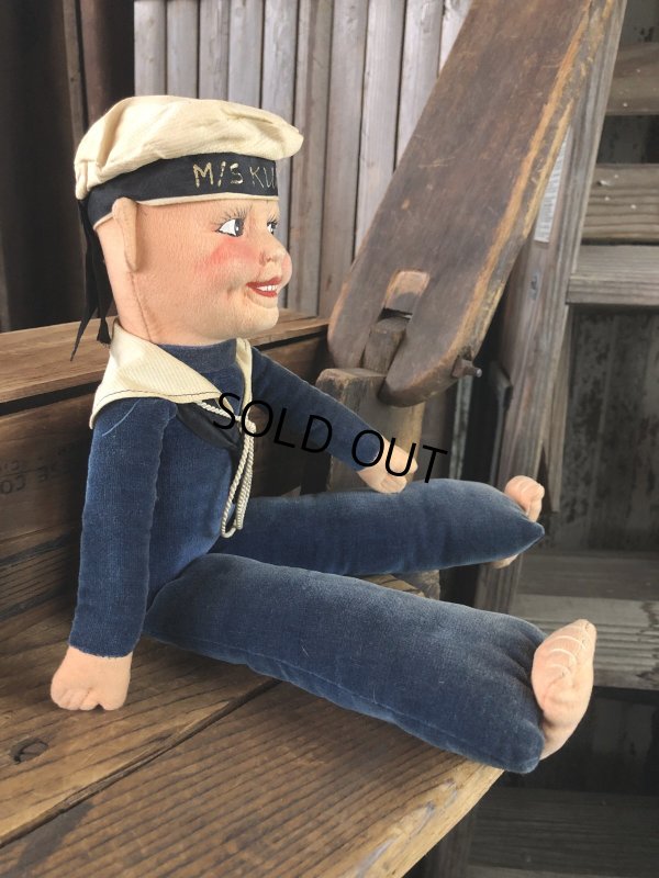 画像3: Vintage Sailor Boy Souvenir Cloth Doll M/S KUNGSHOLM (A295) 