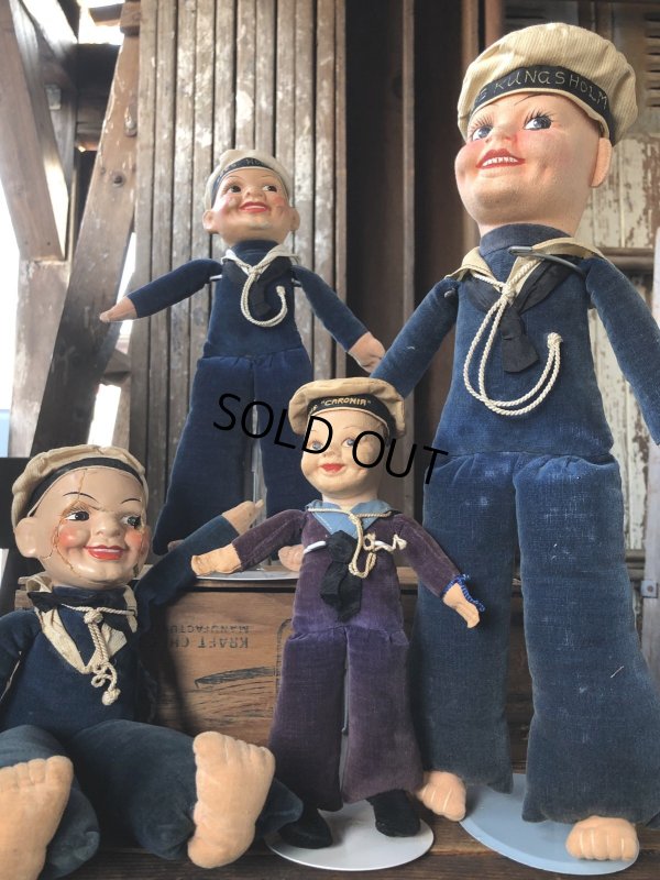 画像12: Vintage Sailor Boy Souvenir Cloth Doll R.M.S. CARONIR (A297) 