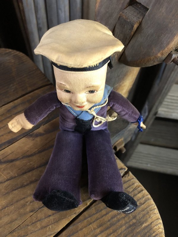 画像5: Vintage Sailor Boy Souvenir Cloth Doll R.M.S. CARONIR (A297) 