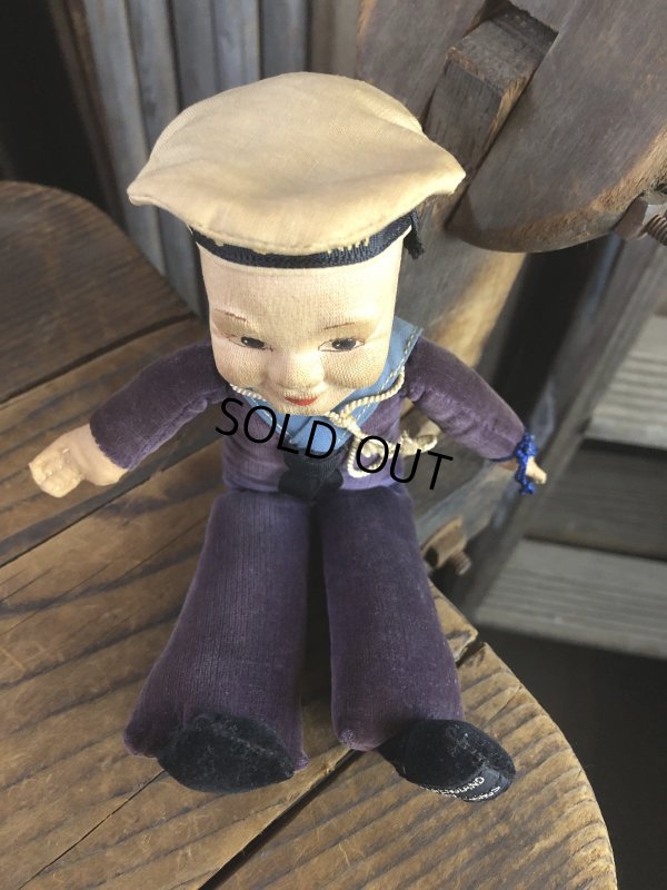 画像5: Vintage Sailor Boy Souvenir Cloth Doll R.M.S. CARONIR (A297) 