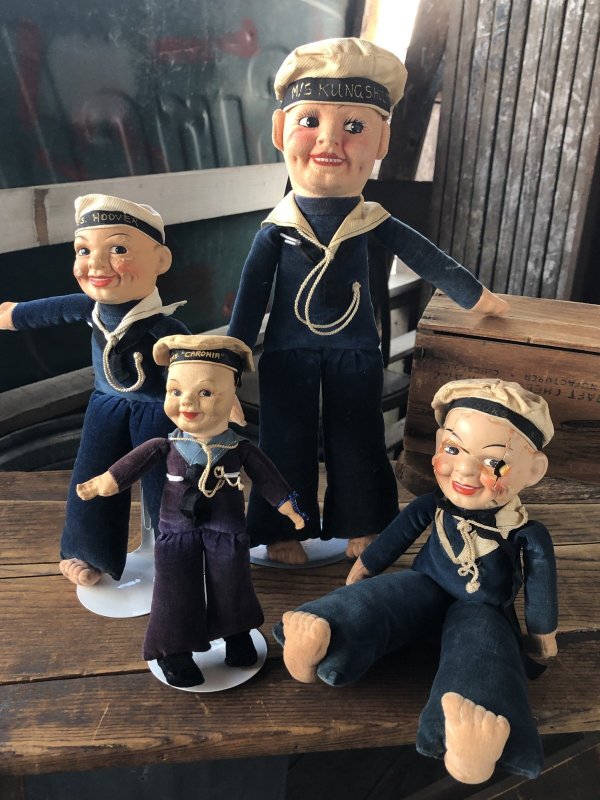 画像13: Vintage Sailor Boy Souvenir Cloth Doll PRES. HOOVER (A296) 