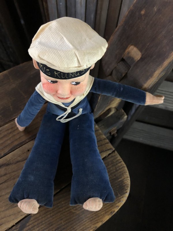 画像5: Vintage Sailor Boy Souvenir Cloth Doll M/S KUNGSHOLM (A295) 