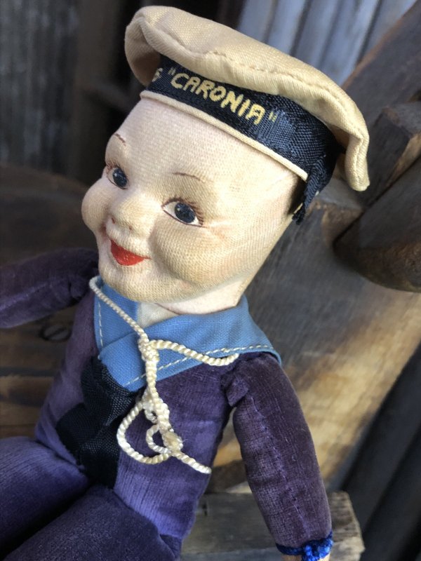 画像9: Vintage Sailor Boy Souvenir Cloth Doll R.M.S. CARONIR (A297) 